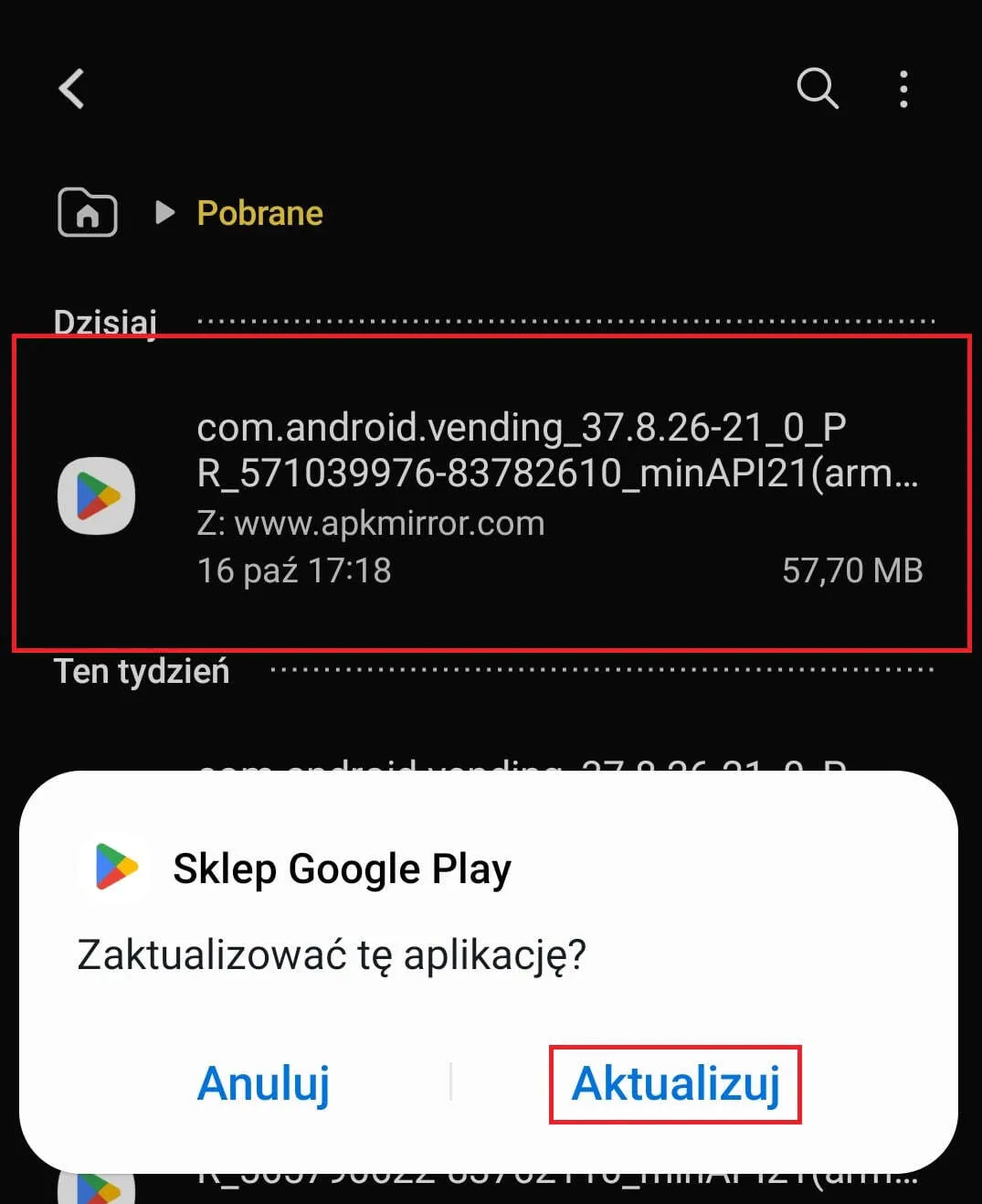 Zainstaluj Sklep Play na swoim urządzeniu z systemem Android